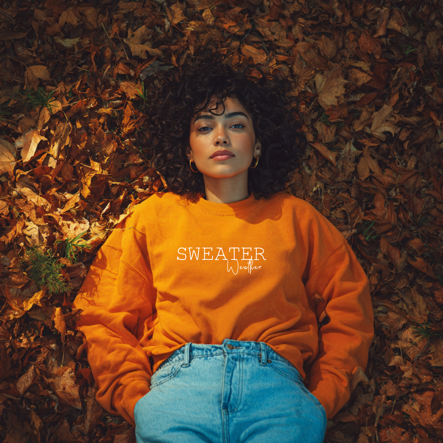 Sweater Weather Cozy Fall Sweatshirt