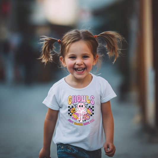 Ghouls Just Wanna Have Fun-Kids Halloween T-Shirt